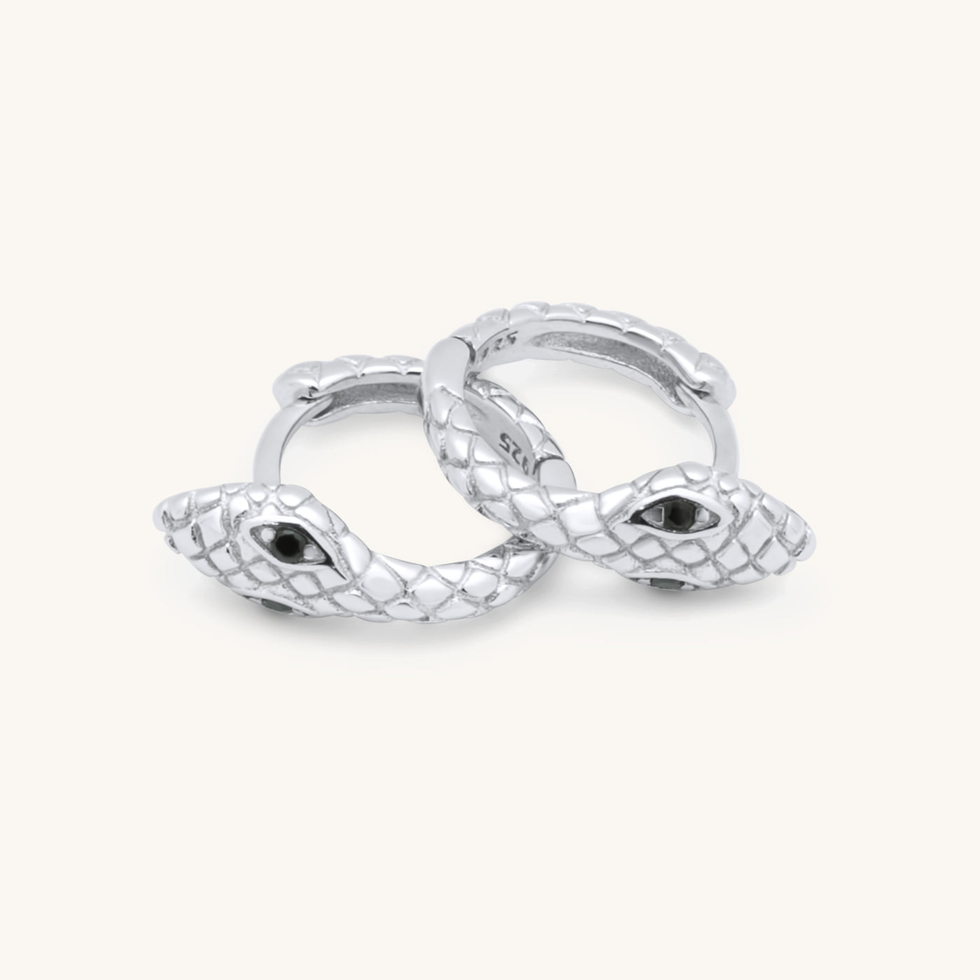 INTTN Serpent Hoop Earing  Snake Hoop Women's Earing 925 sterling silver