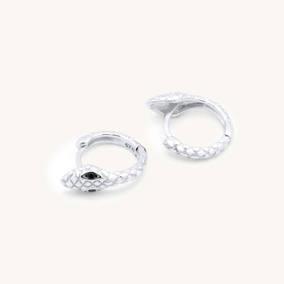 INTTN Serpent Hoop Earing  Snake Hoop Women's Earing 925 sterling silver