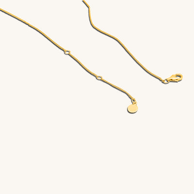 Modern Minimalist Jewelry Women's Necklace Choker baby curb chain 1.05mm 18k Gold layered on 925 Sterling Silver